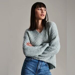 Line the Label Grace Sweater Size Small Sea Breeze Color